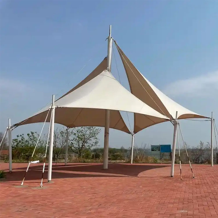 梁山县膜结构景观棚