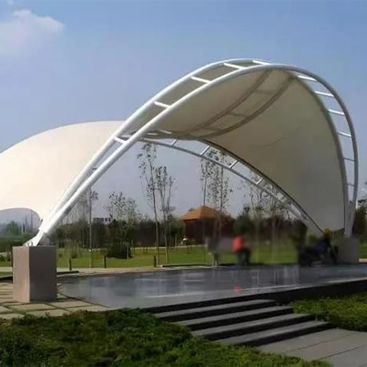 梁山县膜结构景观棚