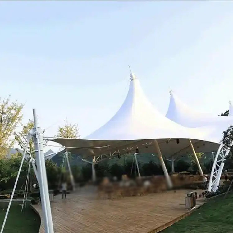 梁山县膜结构景观棚