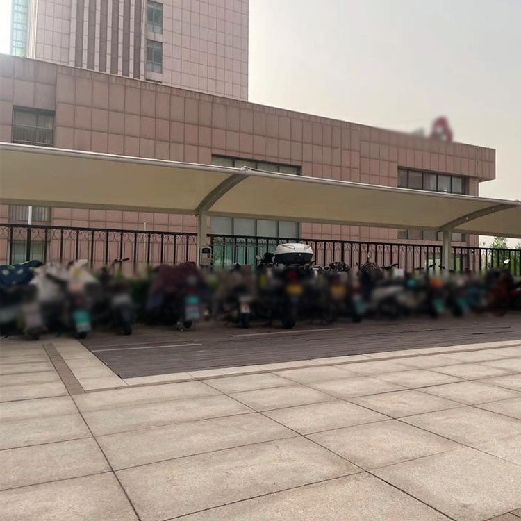 梁山县膜结构电动车棚